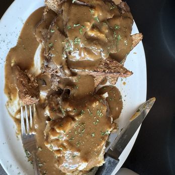 Shipwreck Cafe - Hot roast beef sandwich with mashed potatoes - Cafes Near Me - Olympia, Washington