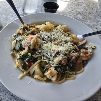Lazy Days Restaurant - Shrimp and scallop provencale. - Seafood Near Me - Islamorada, Florida Lazy Days Restaurant - Shrimp and scallop provencale. - Seafood Near Me - Islamorada, Florida