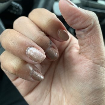 Magic Nails - More scars from where he cut my cuticles originally, and showing grown out cuticles after only 4 days after getting gel nails - Nail Salons Near Me - Rialto, California Magic Nails - More scars from where he cut my cuticles originally, and showing grown out cuticles after only 4 days after getting gel nails - Nail Salons Near Me - Rialto, California