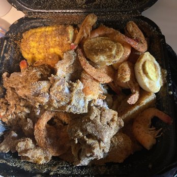 Crab Pot Lounge - Neck bones shrimp potatoes and corn - Seafood Near Me - College Park, Georgia Crab Pot Lounge - Neck bones shrimp potatoes and corn - Seafood Near Me - College Park, Georgia