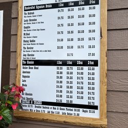 Outlaw Coffee - Beverage Menu