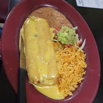 Tres Amigos - Chimicangas! Look at the portion size. - Mexican Near Me - Austin, Texas