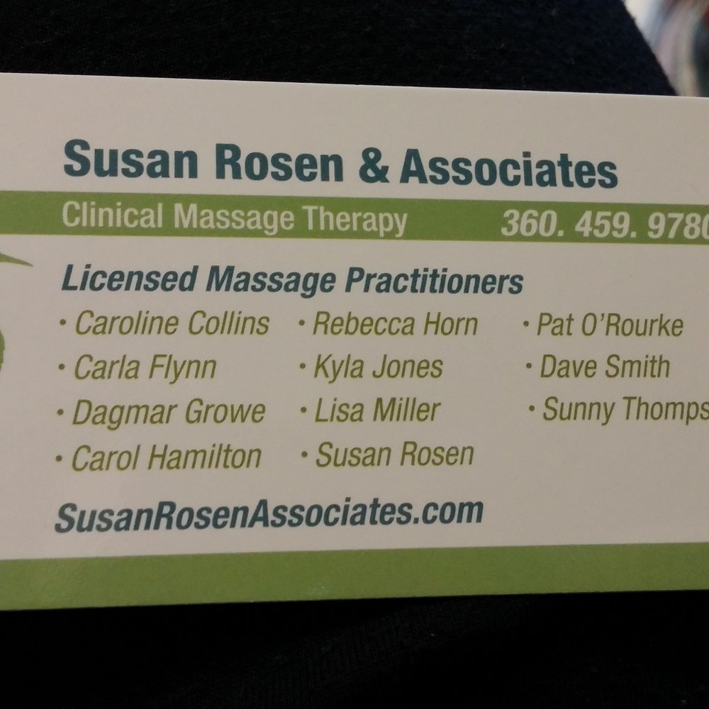 Susan Rosen & Associates - Massage Therapy Near Me - Olympia, Washington Susan Rosen & Associates - Massage Therapy Near Me - Olympia, Washington
