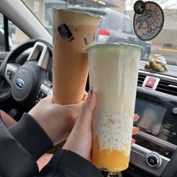 Jade Lounge - Mango sago special and Thai tea - Desserts Near Me - Tacoma, Washington