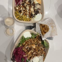 Shawarma bowls Shawarma bowls