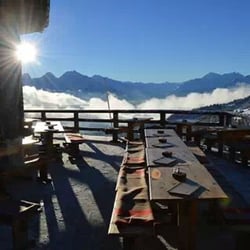 Alp Nova - Herrlicher Ausblick von der Terrasse