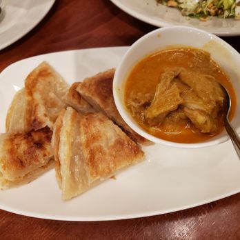 Burma Burma - Palata with Coconut Chicken Curry - Burmese Near Me - Dublin, California Burma Burma - Palata with Coconut Chicken Curry - Burmese Near Me - Dublin, California
