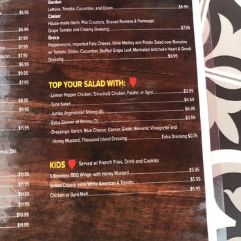 Pitaluv - Menu - Salad Near Me - Spring Hill, Florida