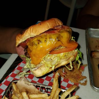 Crazy About You - All American BBQ Bacon Double Cheeseburger - Mediterranean Near Me - Miami, Florida