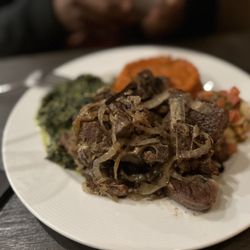 Swahili Village - Got Jollof rice creamed spinach A++++++ meat super tender omggggg