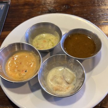 Anaya's Seafood Scratch Kitchen - Soup Sampler - Seafood Near Me - Dallas, Texas Anaya's Seafood Scratch Kitchen - Soup Sampler - Seafood Near Me - Dallas, Texas