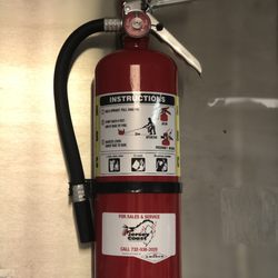 Jersey Coast Fire Equipment - Commercial 5lb ABC dry chemical fire extinguisher