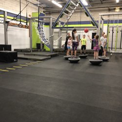 Legendary Fitness - Kid's ninja class in action