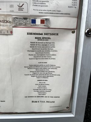 Menu photo 3 Abandoko Batzokia Bilbo, BI