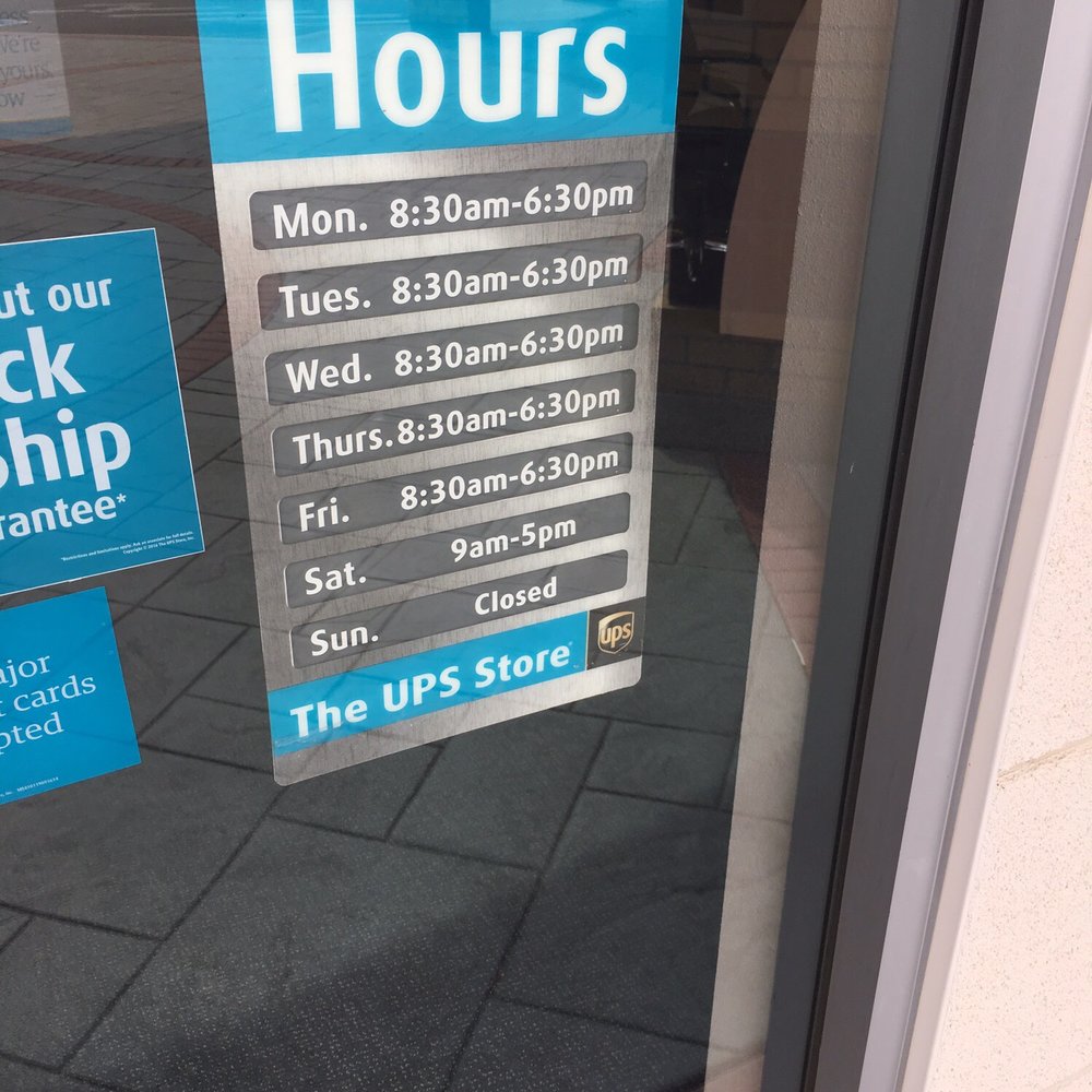 The UPS Store - Hours of operation. - Printing Services Near Me - Elk Grove, California The UPS Store - Hours of operation. - Printing Services Near Me - Elk Grove, California