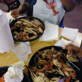 Steamboat Bills - The couple at the table next to me, was kind enough to let me take a picture of their popular dish - Seafood Near Me - Lake Charles, Louisiana