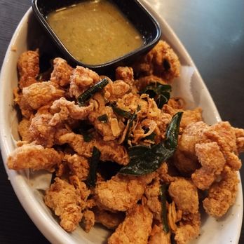 Nok’s Kitchen - Fried pork belly appetizer - Laotian Near Me - Westminster, California Nok’s Kitchen - Fried pork belly appetizer - Laotian Near Me - Westminster, California