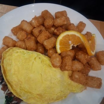 Breakfast at Tiffany's - Omelet and tater tots - Diners Near Me - San Francisco, California Breakfast at Tiffany's - Omelet and tater tots - Diners Near Me - San Francisco, California