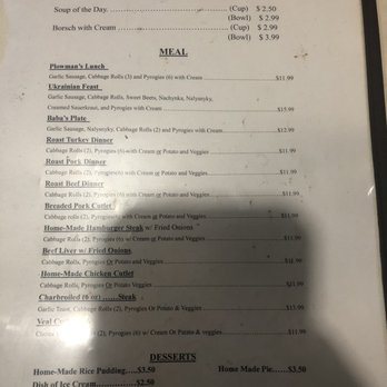 Maria's Place - Menu - Canadian (New) Near Me - Edmonton, Alberta