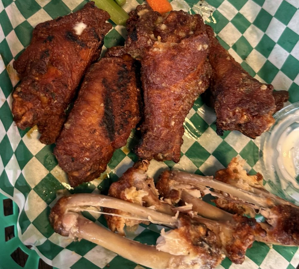 Food from Lucky’s Bar & Grill