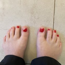 GEL pedicure after one week!