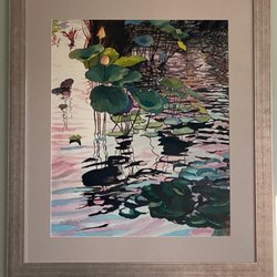 Artifacts, Inc - Original watercolor framed
