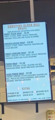 Menu photo 3 Chopping Block Deli Galt, CA