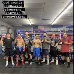 818 Boxing Club - Right after sparring.