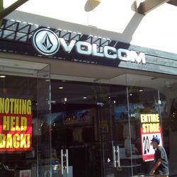 Volcom - Store front during closing sale.