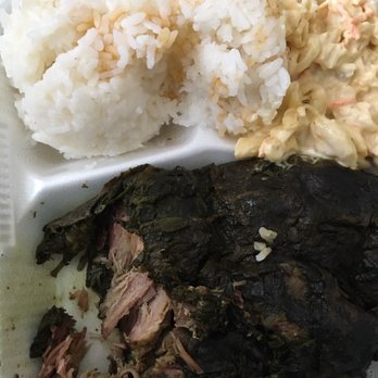 Matiki Island Barbecue - This is Laulau, hao....Let's just say ittis da bestest. Taro LEAF, hao....let's just say it's reeeal good for you to eat! - Hawaiian Near Me - Fullerton, California Matiki Island Barbecue - This is Laulau, hao....Let's just say ittis da bestest. Taro LEAF, hao....let's just say it's reeeal good for you to eat! - Hawaiian Near Me - Fullerton, California