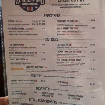 From Across the Pond - Menu - British Near Me - Colleyville, Texas From Across the Pond - Menu - British Near Me - Colleyville, Texas