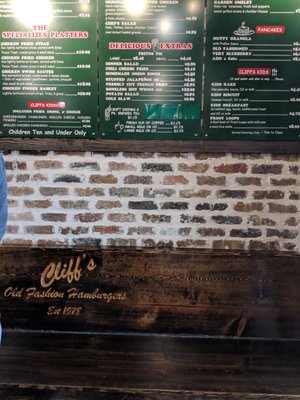 Menu photo 7 Cliff's Hamburger Grill Houston, TX