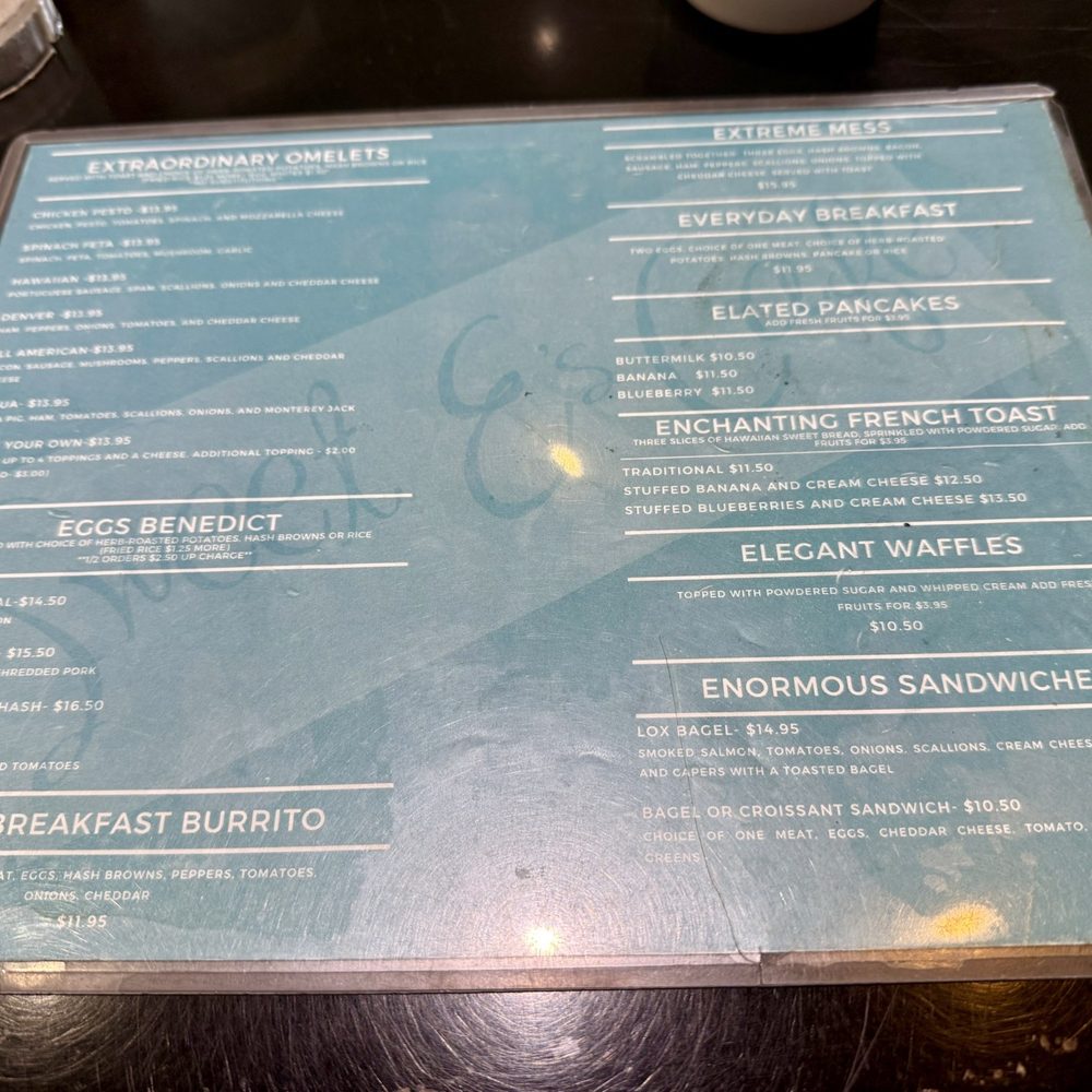 Sweet E's Cafe - Menu - Cafes Near Me - Honolulu, Hawaii Sweet E's Cafe - Menu - Cafes Near Me - Honolulu, Hawaii