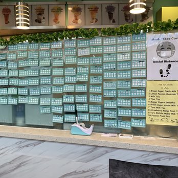 Li Cha Tea - Customer stamp cards - Bubble Tea Near Me - Walnut Creek, California