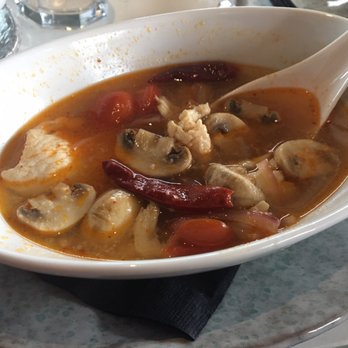 Eastern Peak - Tom yum chicken soup. Warms your heart up! - Asian Fusion Near Me - Nashville, Tennessee