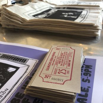 Calimucho Screen Printing - Screen Printed tickets, posters and tote bags for the film screening at Calimucho of HERE TO BE HEARD: THE STORY OF THE SLITS - Screen Printing Near Me - San Pedro, California Calimucho Screen Printing - Screen Printed tickets, posters and tote bags for the film screening at Calimucho of HERE TO BE HEARD: THE STORY OF THE SLITS - Screen Printing Near Me - San Pedro, California