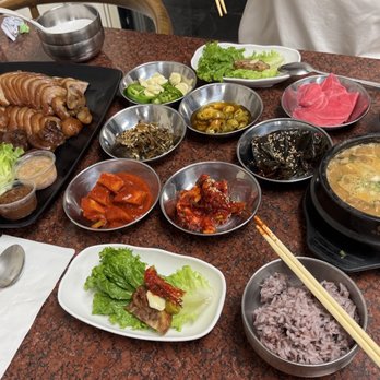 So Moon Nan Jokbal - regular jokbal and soybean soup - Korean Near Me - Fullerton, California So Moon Nan Jokbal - regular jokbal and soybean soup - Korean Near Me - Fullerton, California