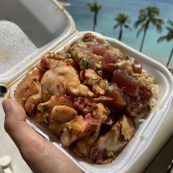 Ono Seafood - Miso Ahi and Hawaiian Tako! Wow!! - Seafood Near Me - Honolulu, Hawaii Ono Seafood - Miso Ahi and Hawaiian Tako! Wow!! - Seafood Near Me - Honolulu, Hawaii