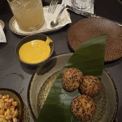 Bites with dipping sauce phenomenal