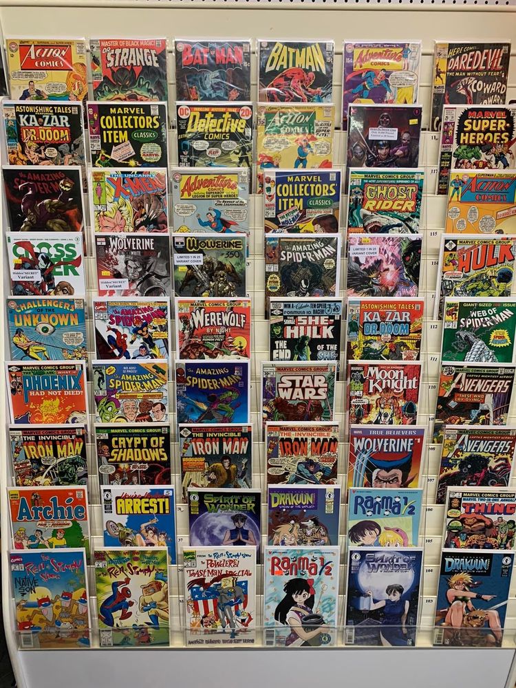 EVY’S COMICS AND COLLECTIBLES Updated August 2024 126 Shove St