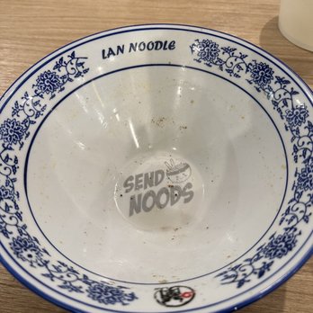 LAN Noodle - Cutest message after finishing your soup - Noodles Near Me - West Covina, California LAN Noodle - Cutest message after finishing your soup - Noodles Near Me - West Covina, California