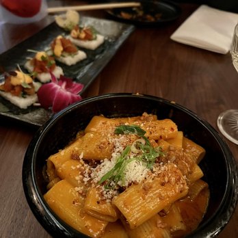 The Moderne - Korean vodka pasta (spicy) - Tapas/Small Plates Near Me - Orlando, Florida The Moderne - Korean vodka pasta (spicy) - Tapas/Small Plates Near Me - Orlando, Florida