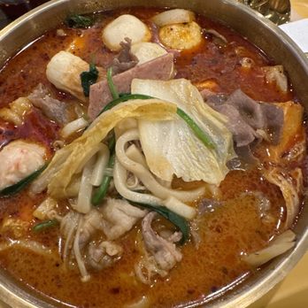 Mala Town - Medium spicy beef broth - Hot Pot Near Me - Las Vegas, Nevada