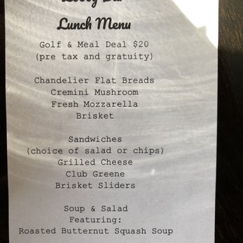 Hotel Greene - Lunch menu - Mini Golf Near Me - Richmond, Virginia Hotel Greene - Lunch menu - Mini Golf Near Me - Richmond, Virginia