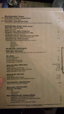 Menu photo 1 Bistro Nguyen's Canberra, ACT Menu photo 1 Bistro Nguyen's Canberra, ACT