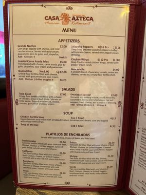 Menu photo 5 Casa Azteca Milpitas, CA Menu photo 5 Casa Azteca Milpitas, CA