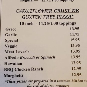Pizza Napoli & Restaurant - Gluten Free Options Offered Here - Pizza Near Me - Bradford, Pennsylvania