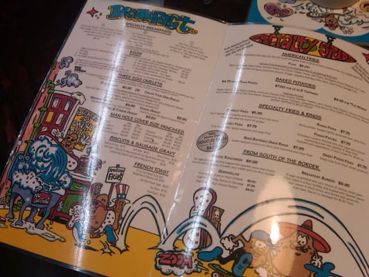 Menu photo 8 Potato Shack Cafe Encinitas, CA
