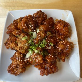 Arigato Sushi - boneless chicken tossed in sweet and spicy sauce - Sushi Bars Near Me - Amherst, Massachusetts