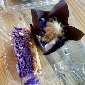 Cafe 86 - Ube butter bar & ube crack cheesecake - Desserts Near Me - Chandler, Arizona